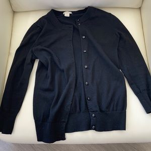 J Crew Black Clare Cardigan